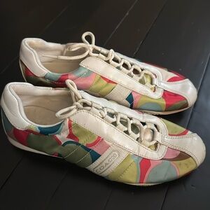 Coach multicolored shoes